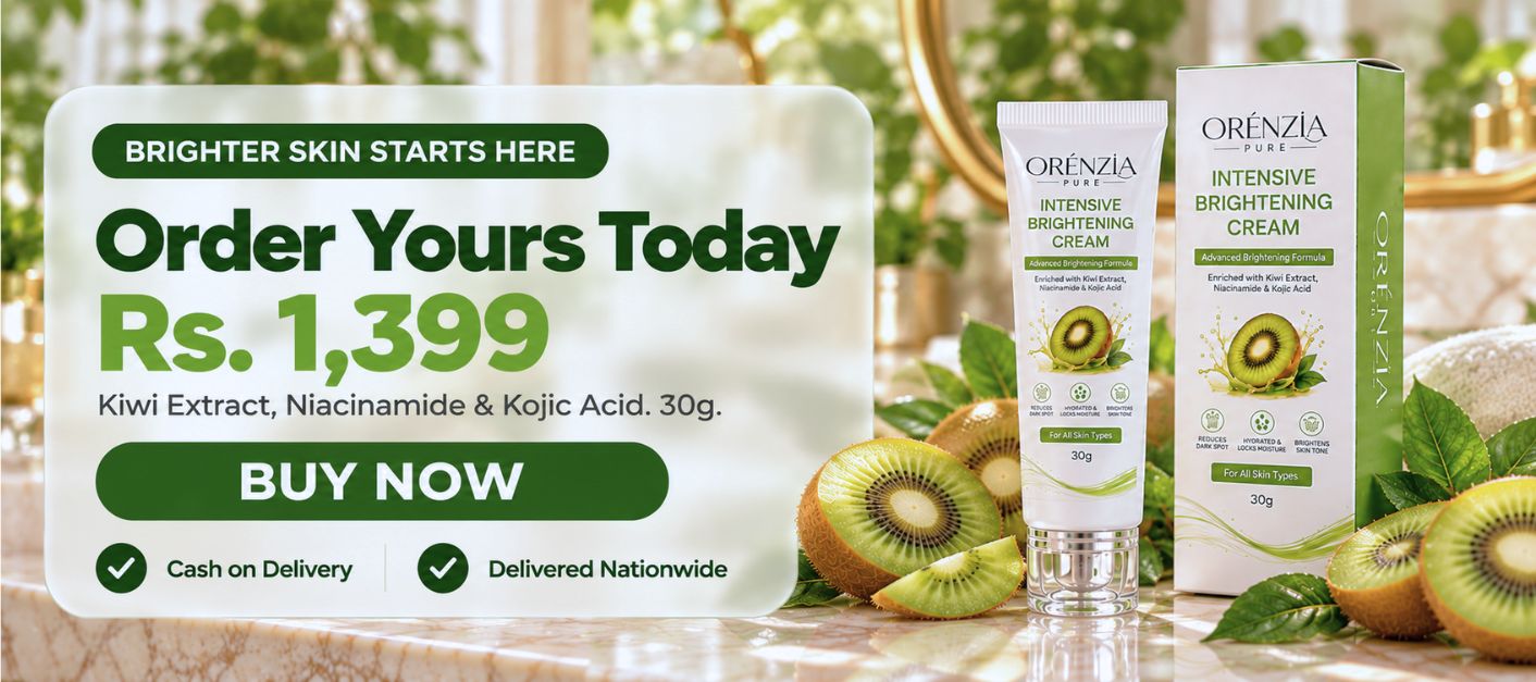 Buy Orenzia Pure Intensive Brightening Cream 30g online in Pakistan, Rs. 1,399, cash on delivery, nationwide delivery